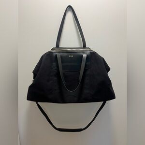CUYANA Black Canvas/Leather Le Sud Large Weekender Bag (SSS Monogram)